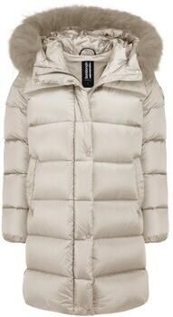 Bomboogie Mantel Hooded Long Down Jacket + Racc
