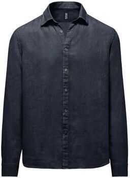 Bomboogie Overhemd Lange Mouw SM6402 T LI2-20 NAVY BLUE