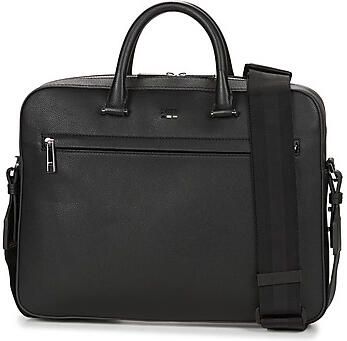 Hugo Boss Stijlvolle Documentenmap met Exclusieve Details Black Heren