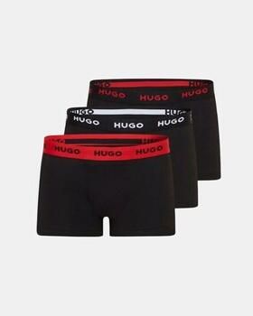 HUGO Boxershort met elastische band met logo in een set van 3 stuks