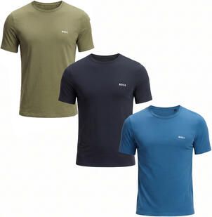 Boss regular fit T-shirt set van puur katoen in set van 3 - Foto 6