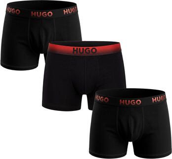 HUGO Slim fit boxershort van katoenmix in een set van 3 stuks