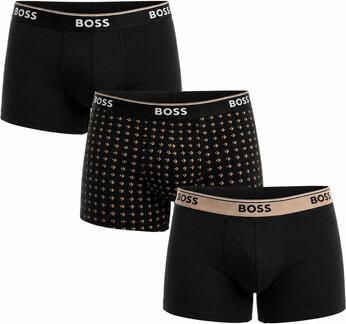 Boss Trunks van katoenmix in set van 3 - Foto 4