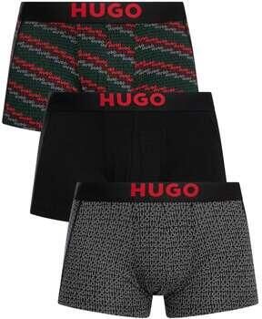 HUGO Boxershort van katoenmix in set van 3