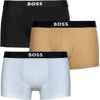 Boss Regular fit boxershort van een mix van katoen en elastaan in een set van 3 stuks - Foto 9