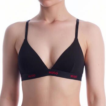HUGO underwear Triangel-bh Van stretch-katoen met logo-onderborstband - Foto 5