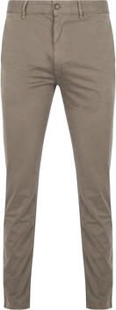 Boss Orange Slim Fit Chino in Satijn Stretch Beige Heren - Foto 11