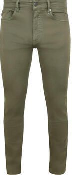 Boss Broek Delaware Jeans Olijfgroen
