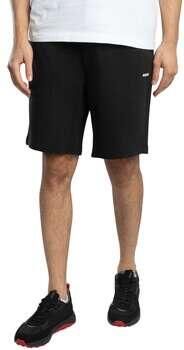 HUGO Sweatshorts met labelprint model 'Nomario'