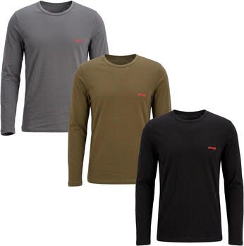 HUGO Regular fit shirt met lange mouwen van puur katoen in een set van 3 stuks - Foto 6