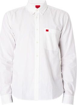 Hugo Boss Casual witte overhemden voor heren White Heren