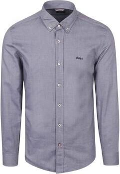 Boss Overhemd Lange Mouw Hal Overhemd Blauw