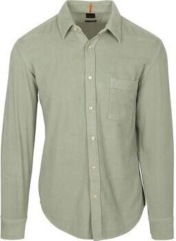 Boss Orange Overhemd met lange mouwen Relegant van corduroy regular fit kentkraag