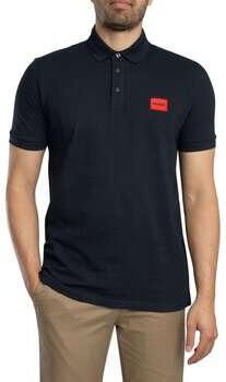 HUGO Regular fit poloshirt met labelpatch model 'Dereso' - Foto 2