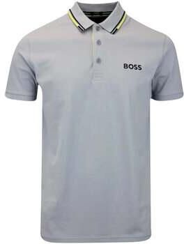 Boss Polo Shirt Korte Mouw Paddy Pro Polo Shirt Dark Grey Yellow