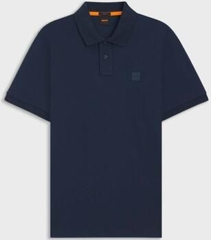 Hugo Boss Donkerblauw poloshirt korte mouw Blue Heren