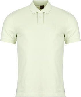 Boss Orange slim fit poloshirt van katoenmix model 'PASSENGER' - Foto 4