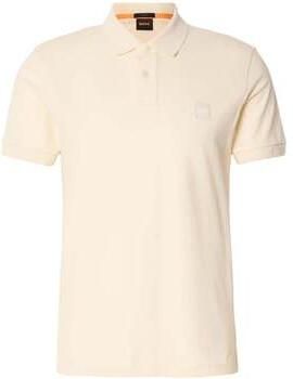 Boss Polo Shirt Korte Mouw Slim Fit Passenger Polo Shirt Open Yellow - Foto 3