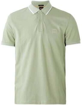 Boss Polo Shirt Korte Mouw Slim Fit Passertip Polo Shirt Open Green - Foto 3