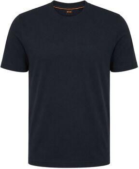 Boss Polo Shirt Korte Mouw T-shirt Interlock Navy