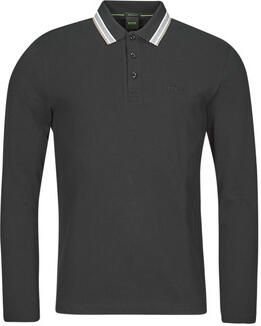 BOSS Green Regular fit poloshirt met labelstitching