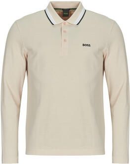 BOSS GREEN Poloshirt met lange mouwen Plisy met strepen op de kraag - Foto 6