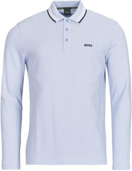 Boss Polo Shirt Lange Mouw Plisy