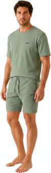 Boss Regular fit sweatshorts van katoenmix model 'WAFFLE' - Foto 3