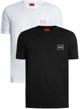 Boss Pyjama's nachthemden Set van 2 lounge T-shirts met ronde hals