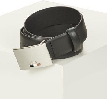 Boss Leren riem Strom-Icon-En_Sz35 met logo-riemsluiting - Foto 6