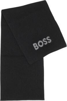 Boss Sjaal Elios Scarf met logo-opschrift effen - Foto 3