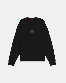 HUGO Sweatshirt met labelprint model 'Split '