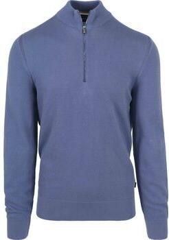 Hugo Boss Blauwe Trui met Ritssluiting Blue Heren