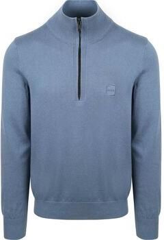 Boss Orange Regular fit schipperstrui van een mix van katoen en kasjmier model 'KANOBIX_S'