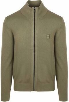 BOSS ORANGE Heren Truien & Vesten Kanozip_s 10272322 01 Groen - Foto 5