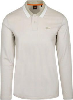 Boss Sweater Peoxfordlong Polo Beige