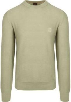 Boss Sweater Trui Anion Lichtgroen