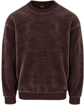 Boss Sweater Trui Clash Bruin