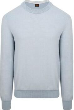 Boss Sweater Trui Klapok Blauw