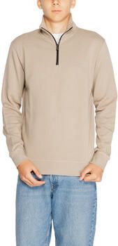 Hugo Boss Katoenen Trui Herfst Winter Collectie Brown Heren