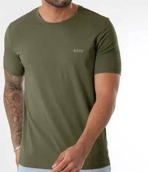 Boss regular fit T-shirt van katoenmix