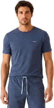 Boss Regular fit T-shirt van mix van katoen en elastaan - Foto 2