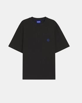 Hugo Blue T-shirt met logobadge model 'Niley' - Foto 2