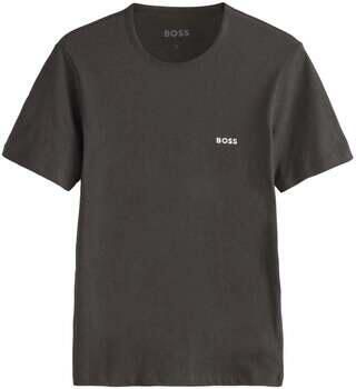 Boss T-shirt Korte Mouw Cotton Basic T-Shirt Charcoal Grey