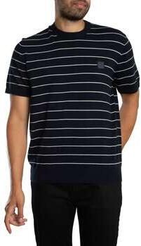 Boss Orange regular fit T-shirt van mix van katoen en kasjmier model 'KANACHO' - Foto 3