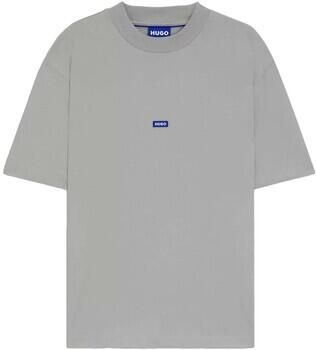 Hugo Blue Regular fit T-shirt van puur katoen model 'NIEROS'
