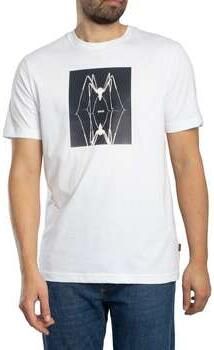 Boss T-shirt Korte Mouw T-shirt met dierenprint