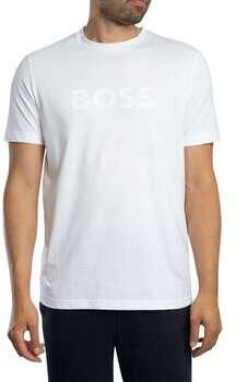 Boss Orange regular fit T-shirt van puur katoen model 'TE_LOGO' - Foto 3