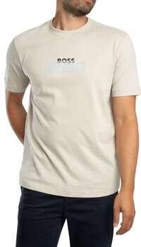 Boss Orange regular fit T-shirt van puur katoen model 'Te_LOGOTAPE' - Foto 3