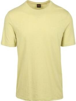 Boss Orange Regular fit T-shirt van gestructureerd katoen Model 'TEGOOD' - Foto 3